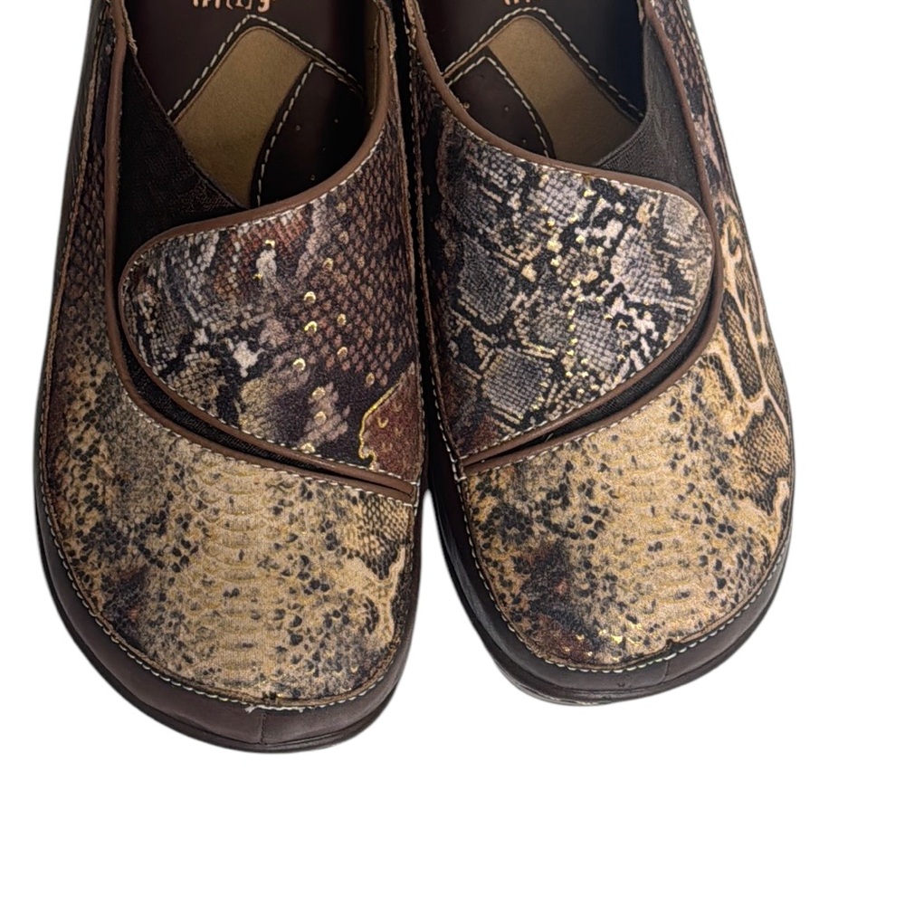 L’artiste Spring Step Chino Python Clog Mule Taup… - image 7